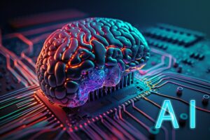 AI Brain graphic